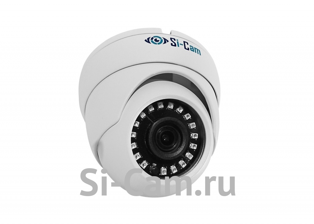 Si-Cam SC-DL402F IR Купольная уличная антивандальная IP видеокамера  (4Mpx, 2560*1440, 25 к/с)