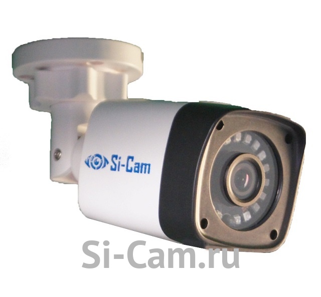 Si-Cam SC-StHSW201FP IR Цилиндрическая уличная AHD видеокамера  (2Mpx, 1920*1080, 25к/с,  WDR 120 db)  